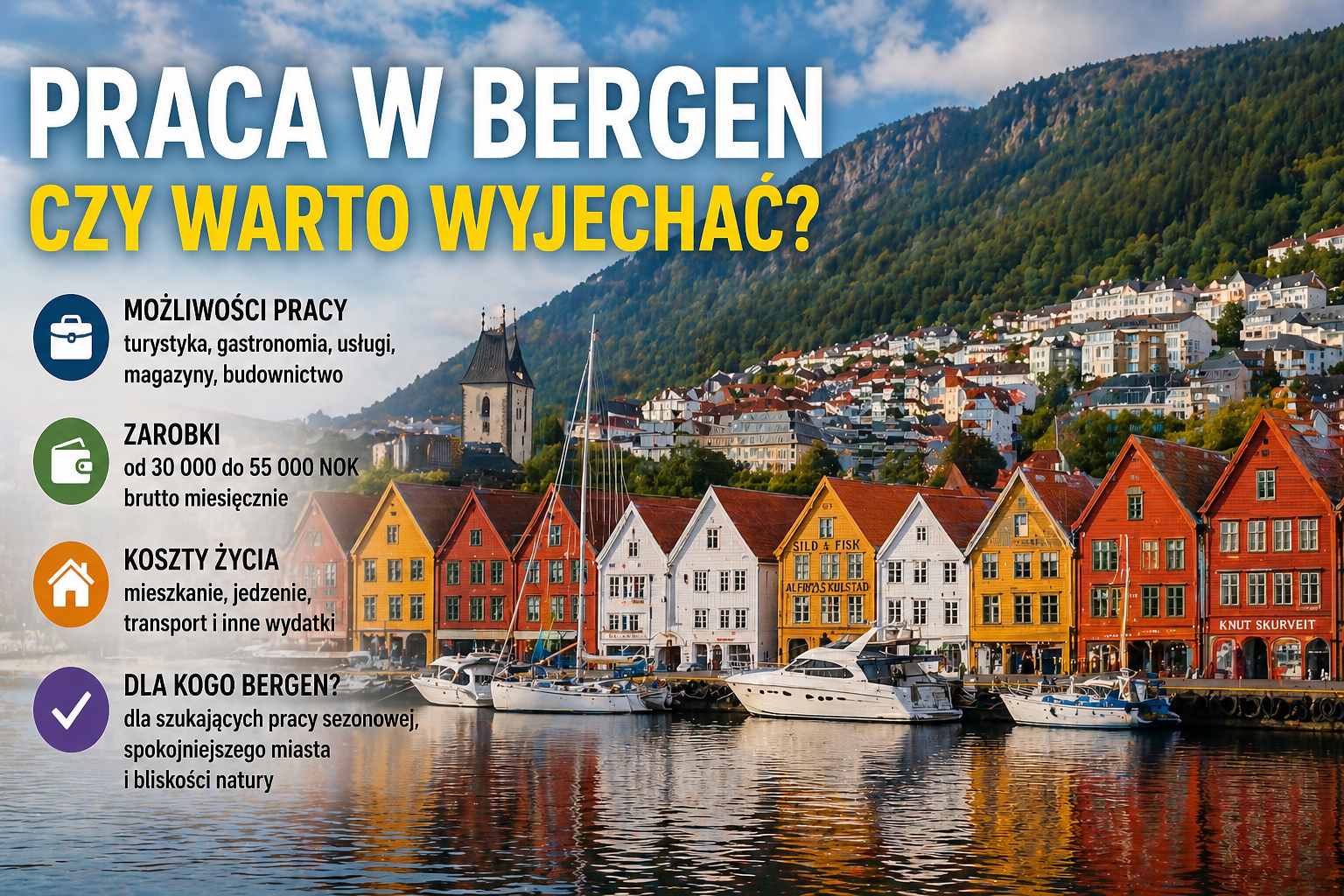 Praca w Bergen — czy warto wyjechać?
